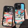 Koear Viva La Vida Блестящий арбуз Чехол для телефона для iPhone 17 16 15 13 11 12 14 Pro Max Plus Силиконовый чехол-оболочка