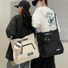 Large Capacity Bag Female Commuter Tote Bag Student Class Crossbody Bag Men's Nylon Bag