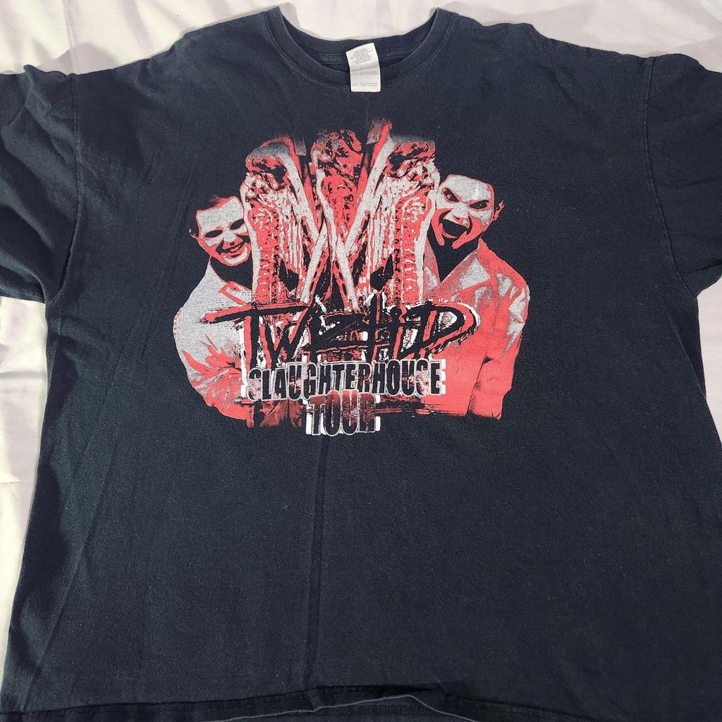 Twiztid Slaughterhouse Tour Shirt Y2K 2XL ICP Insane Clown Posse Psychopathic Unisex T-Shirt