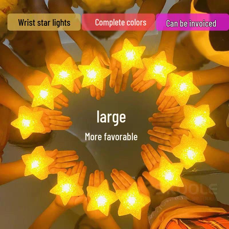 Luminous Wrist Star Lights for Dance and Chorus Performances