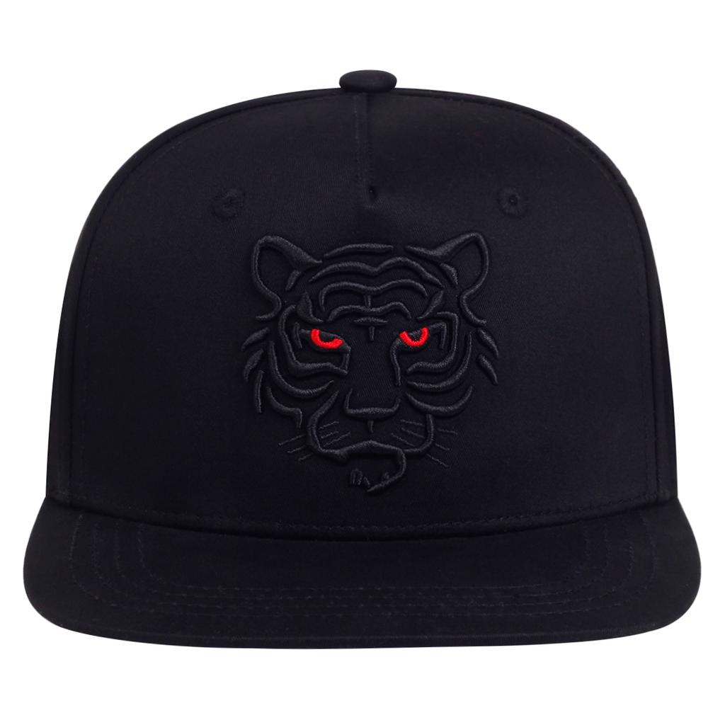 Cotton Black Tiger Embroidery Baseball Cap Men Women Snapback Hats Summer Leisure Trucker Caps Unisex Hip Hop Hats Gorras