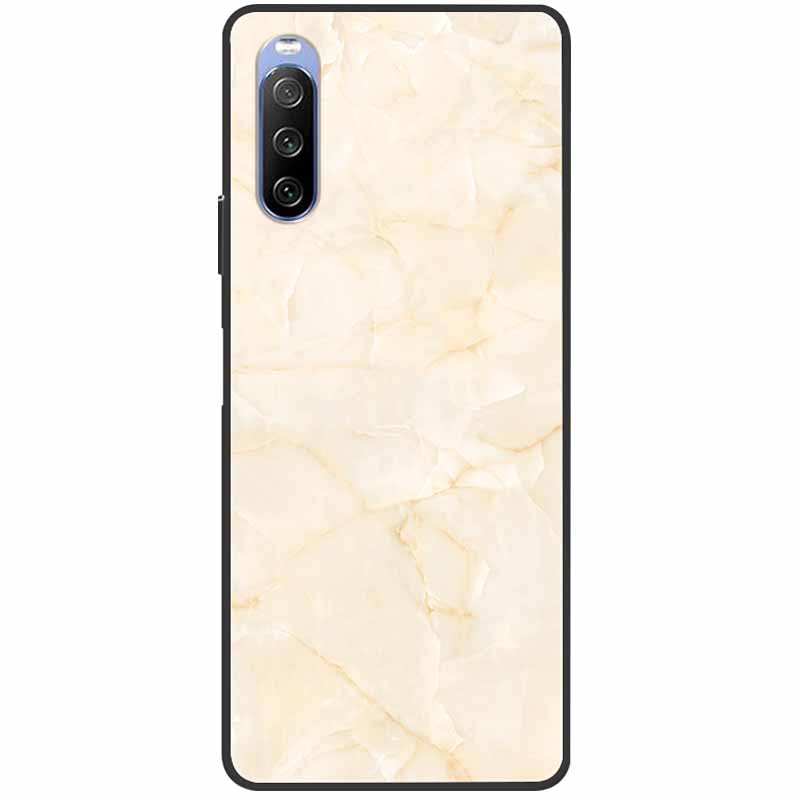 Мягкий чехол для Sony Xperia 10 III Case 5 III Мягкий силиконовый Черные чехлы для Sony Xperia 1 III / Xperia1 XZ4 Чехлы Крутой Мрамор