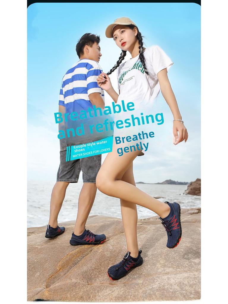 Обувь для плавания на открытом воздухе большого размера для мужчин и женщин - Летняя пляжная и речная обувь для заброда и отдыха на пять пальцев