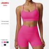 Women's High-Waist Yoga Suit: Quick-Dry, Hip-Lift Fitness Shorts for Outdoor Sports & Running