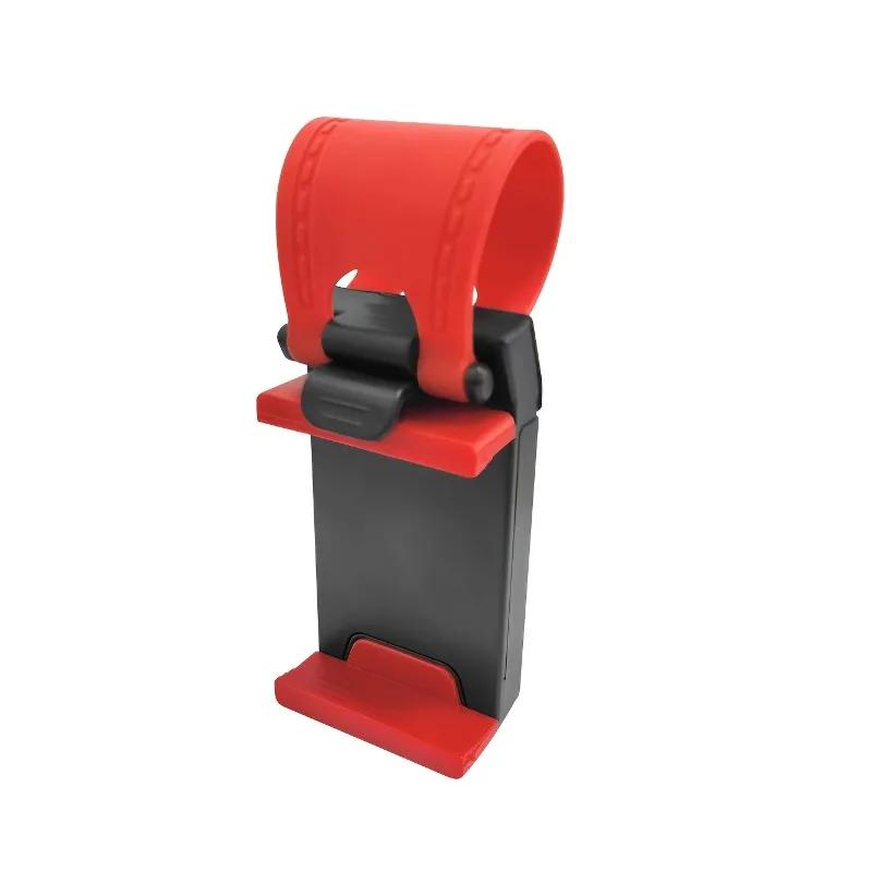 Универсальный держатель для телефона в автомобиль, пластиковое крепление на руль, подставка-держатель для мобильного телефона, крепление-клипса для велосипеда, прочный и простой в использовании