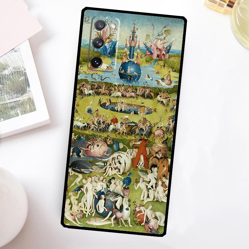 Hieronymus Bosch Art Painting Funda For Samsung Galaxy S23 Ultra S22 Plus S20 S21 FE S8 S9 S10 Note 10 20 S24 Ultra Case
