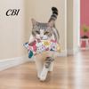 Игрушка для кошек, которую можно жевать и царапать, Подушка-обнимашка, с кошачьей мятой и кошачьей мятой серебристой, Шуршащая, Котенок, Пинналка, Мягкая, Милый Принт, для Уютного Отдыха Домашних Кошек, для Кусания, Пинания