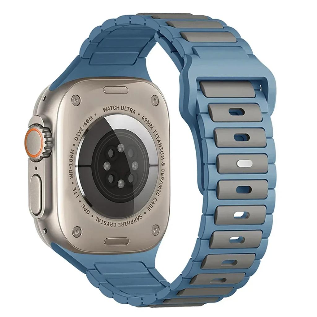 Силиконовый ремешок для Apple Watch 10, 46 мм, 45 мм, 44 мм, 49 мм, 42 мм, 40 мм, 38 мм, браслет для iWatch Series 9, 8, 7, 6, 5, SE Ultra, 2 ремешка.
