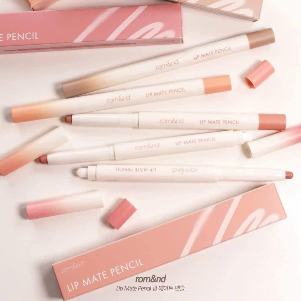 Rom&nd Lip Mate Pencil  2 Heads Design 0.5g 6colors