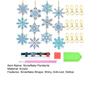 1 Set Snowflake Pendants Diamond Painting Keychain 5D Key Chains Full Drill Making Art Keychains Pendant DIY Rhinestone Accessories