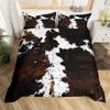Пододеяльник с изображением животных из фермерской кожи King Microfiber Cowhide Printed, комплект постельного белья в стиле пэчворк для детей, мальчиков и девочек