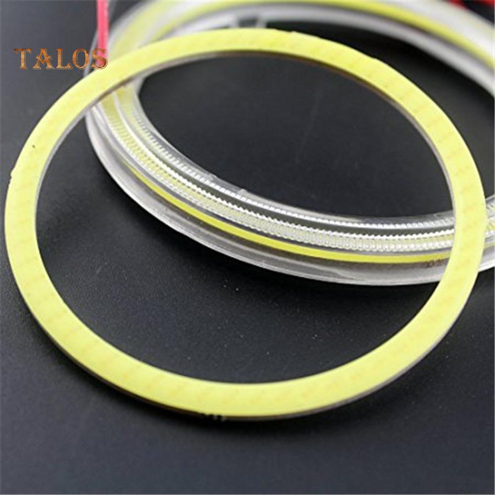 60 мм-120 мм автомобиль COB ангельские глазки светодиодные кольцевые фары лампы