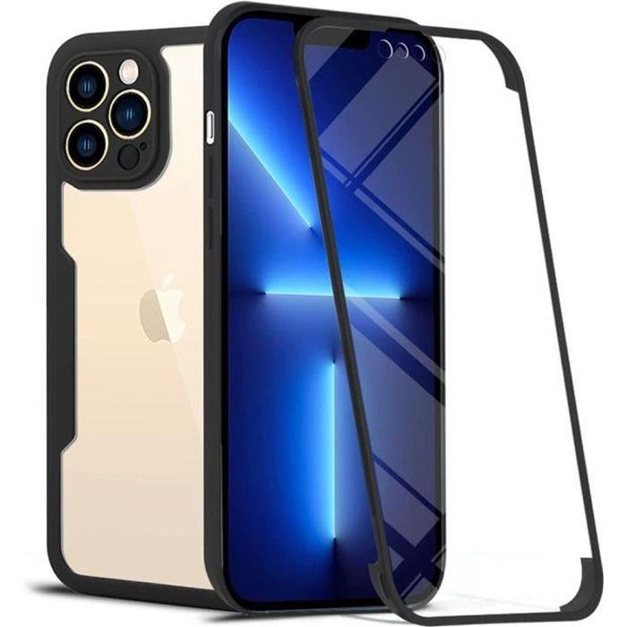 Coque Anti-choc - PROSHOP - pour iPhone 13 Pro - Protection Intégrale - Noir - Semi-rigide