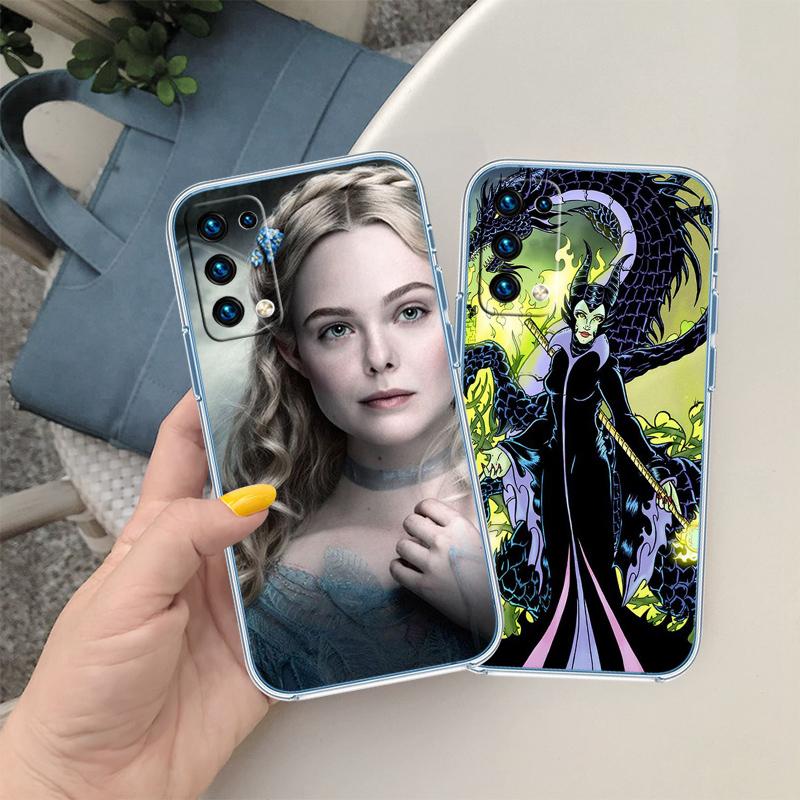 Maleficent Transparent Phone Case for Samsung Galaxy A04 A04S A14 A23 A34 A54 M23 M33 M52 M53