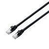 Elecom LAN Cable CAT6A 10m Break Prevention Connector Standard Black LD-GPA/BK10