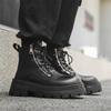 Мужские ботинки Martin, новый универсальный модный тренд, осень-зима, утолщенная подошва, высокие рабочие ботинки, мужские 70022-J