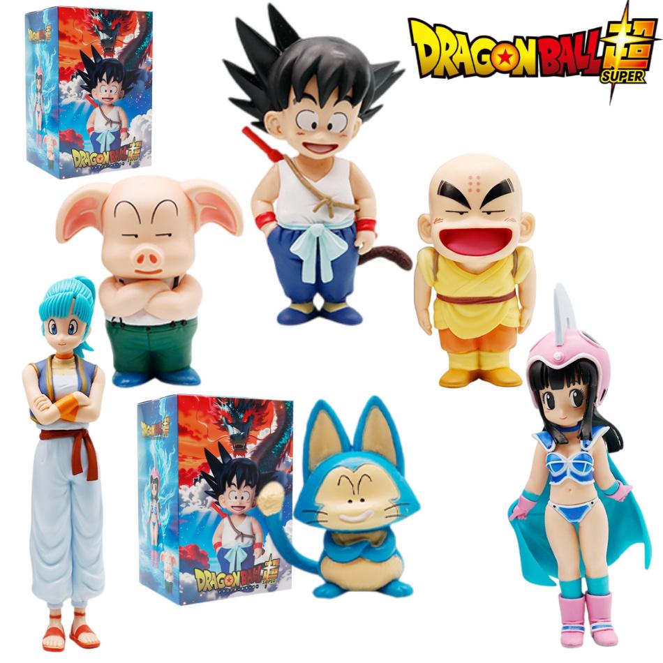 Горячая Аниме Фигурка Dragon Ball Super Сон Гоку/Криллин/Бульма Фигурка Действия ПВХ Игрушки Наборы Статуэтка для Рабочего Стола Коллекция Украшение Кукла Подарок Подарки