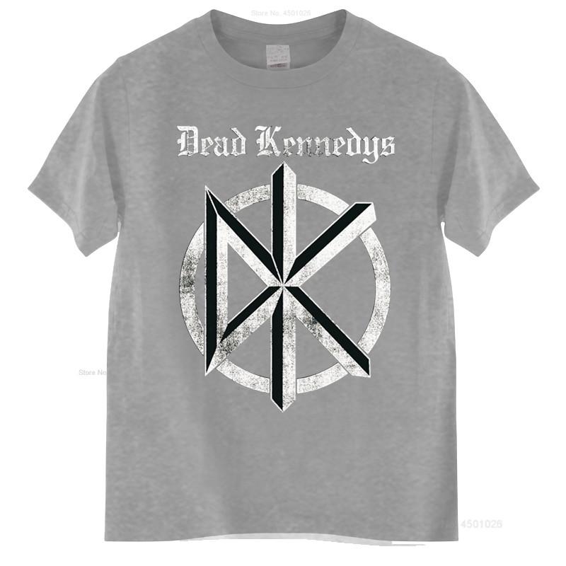 China Style Fashion Rock Authentic Dead Kennedys Distress Old English vintage Logo Symbol Emblem Tshirt Band Logo Tee Shirt For