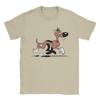 Мужская футболка Lucky Luke с Рантапланом Мультяшная 100% Хлопок Одежда Модная Футболка с Коротким Рукавом и Круглым Вырезом Футболки Большого Размера