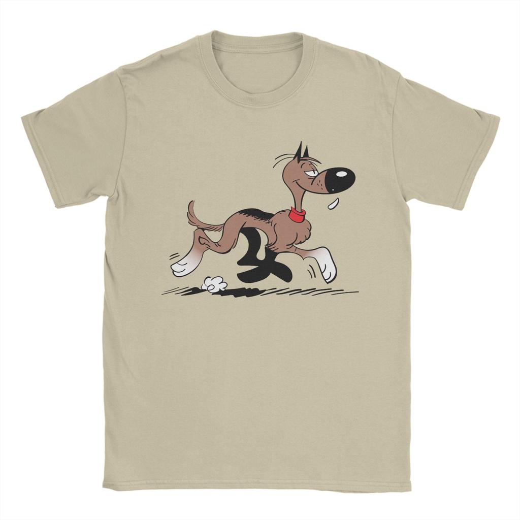 Мужская футболка Lucky Luke с Рантапланом Мультяшная 100% Хлопок Одежда Модная Футболка с Коротким Рукавом и Круглым Вырезом Футболки Большого Размера