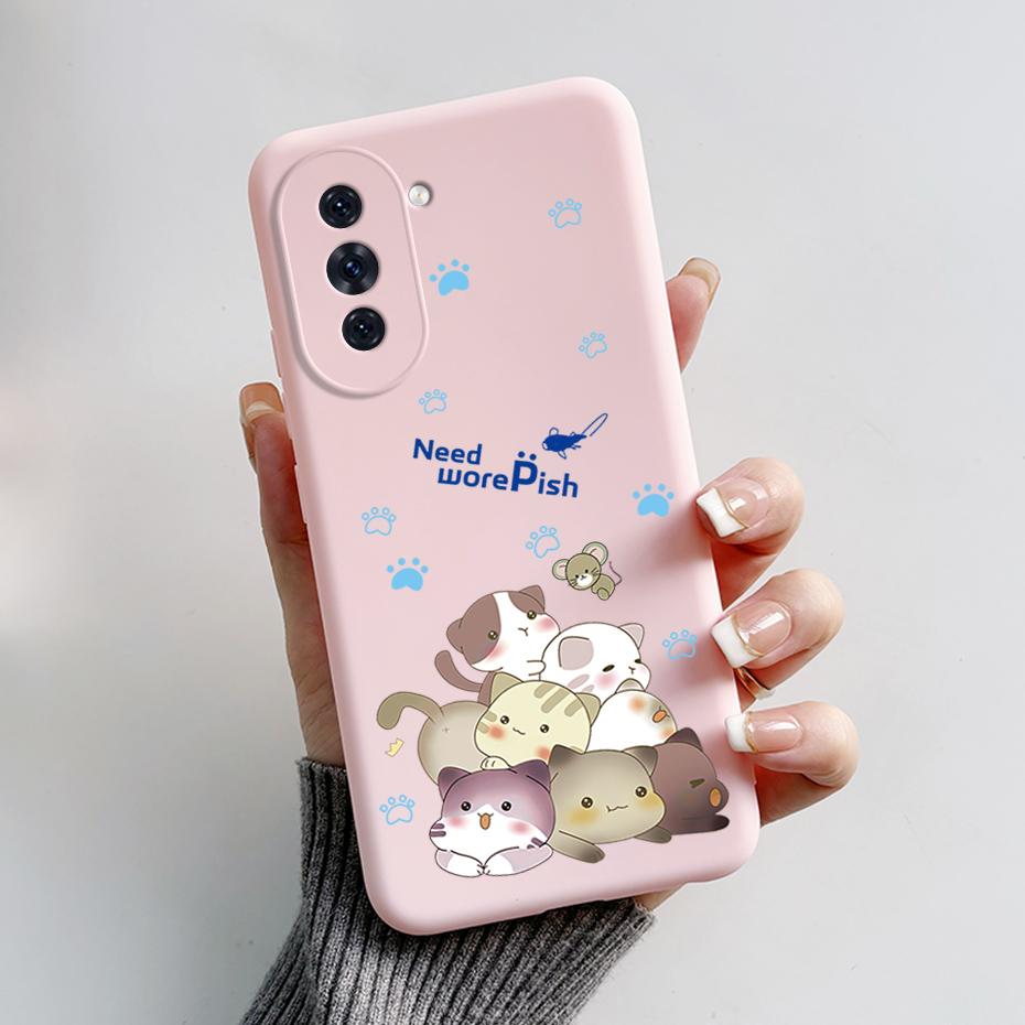 For Huawei Nova 10 Case Soft Silicone Stylish Painted Cover For Huawei Nova 10 Pro Bumper Back Coque Phone Case Nova10 Se Fundas