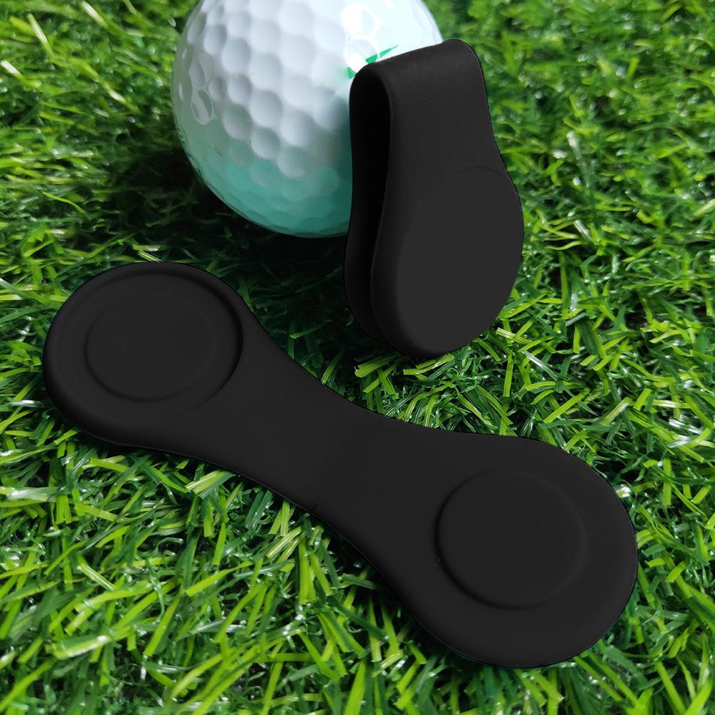 Golf Hat Clip Magnetic Silicone Magnet Golf Ball Marker for Position Calibrating 5
