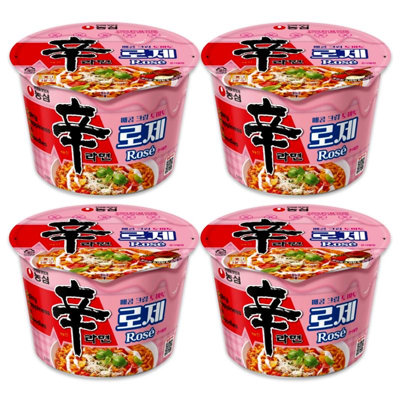 Nongshim Шин Рамён Розе Большая порция 108 г (3 варианта)