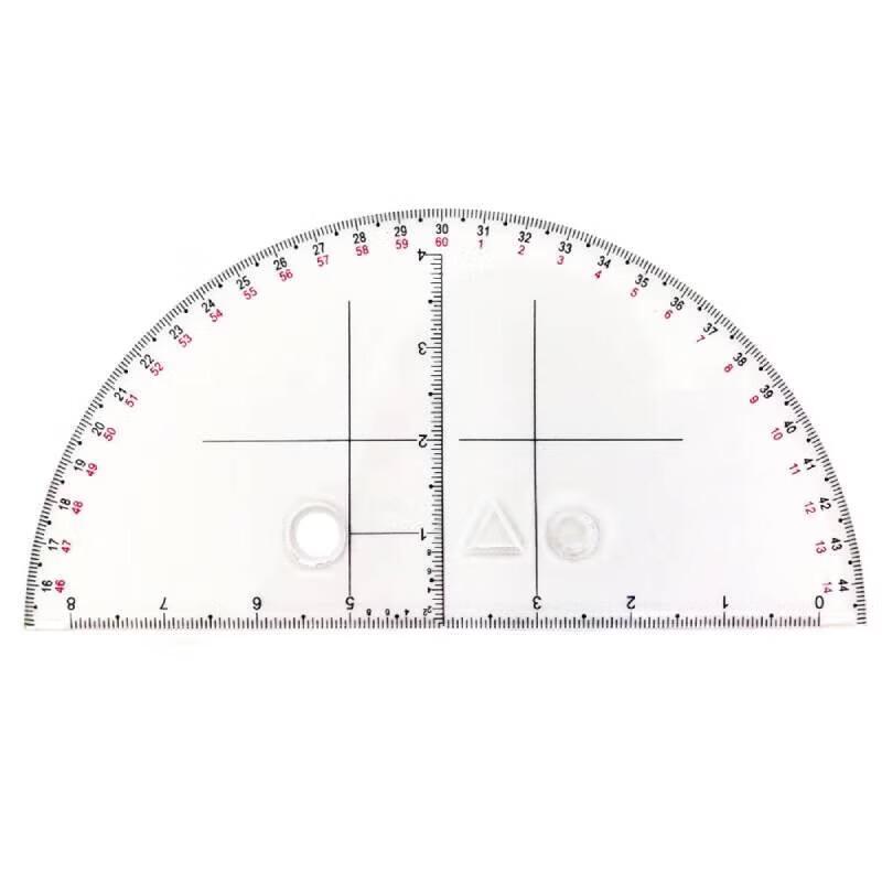 Military Artillery Command Semicircular Ruler