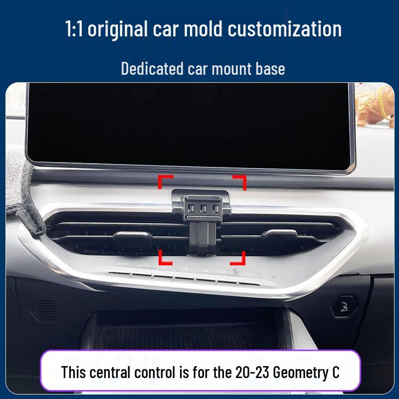 Dedicated Phone Holder for 2020-2023 Geometry C, Car Navigation Mount, Clip-On Interior Part