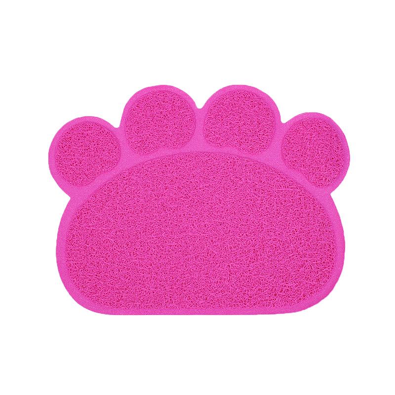 Pet Meal Mat Non-Slip Footprints Cat Litter Mat Cat Mats Cats Mats Pvc Cat Toilet Mats Pet Supplies ADM