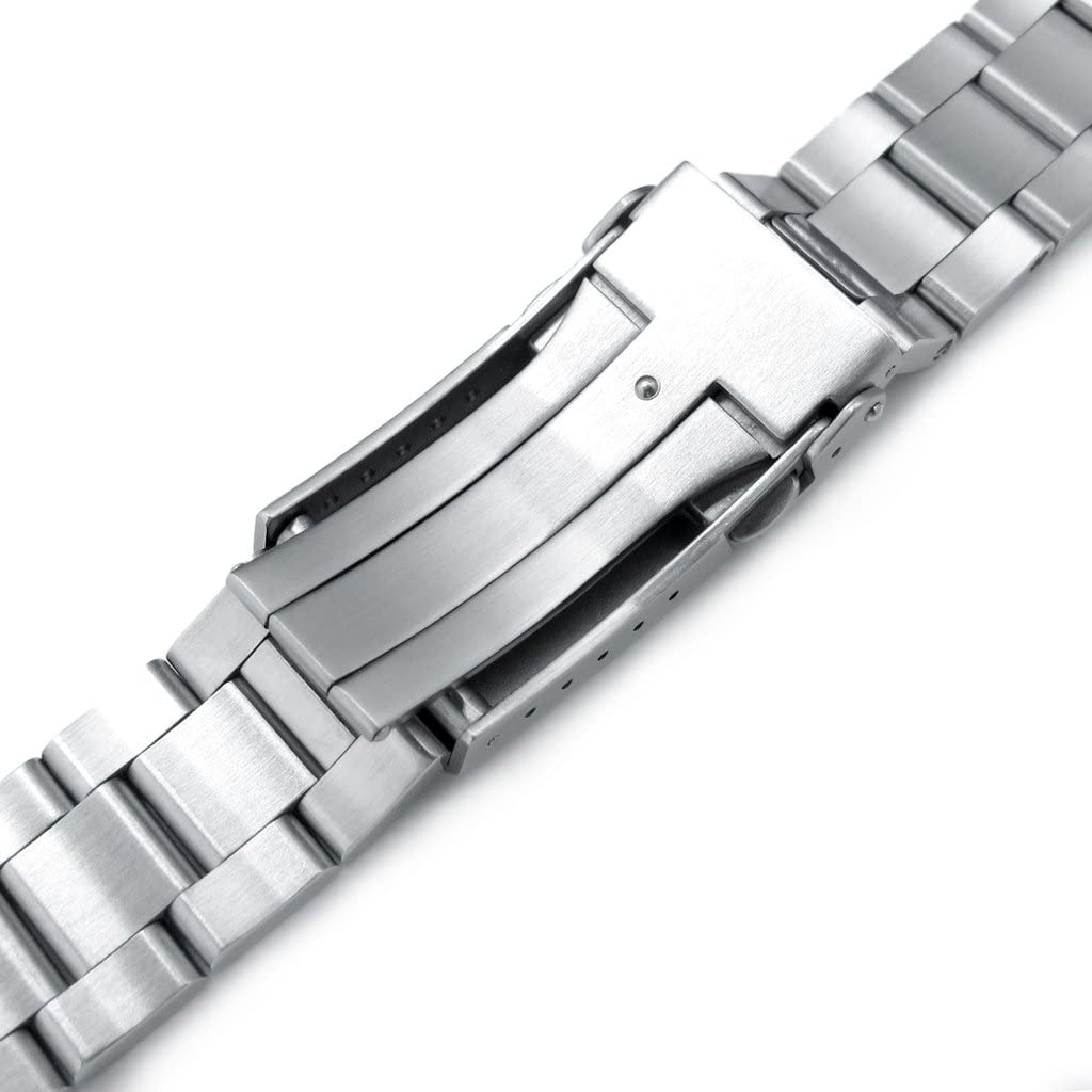 Orient MiLTAT 22 мм Браслет Oyster из нержавеющей стали SUS316L для часов Triton RA-EL0001B Матовая серебристая V-застежка