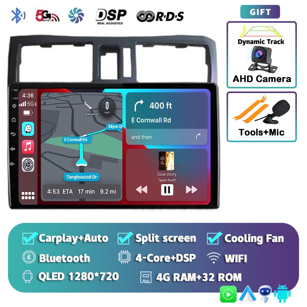 Android 14 Carplay Автомагнитола Автомобильная магнитола для Nissan Cefiro A33 2003-2012 Мультимедиа Видеоплеер Навигация GPS Стерео Аудио
