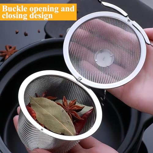 Stainless Steel Ultrasonic Cleaning Basket with Locking Chain Fine-Mesh Drainage Basket for Jewelry Parts Silver Color 3PCS