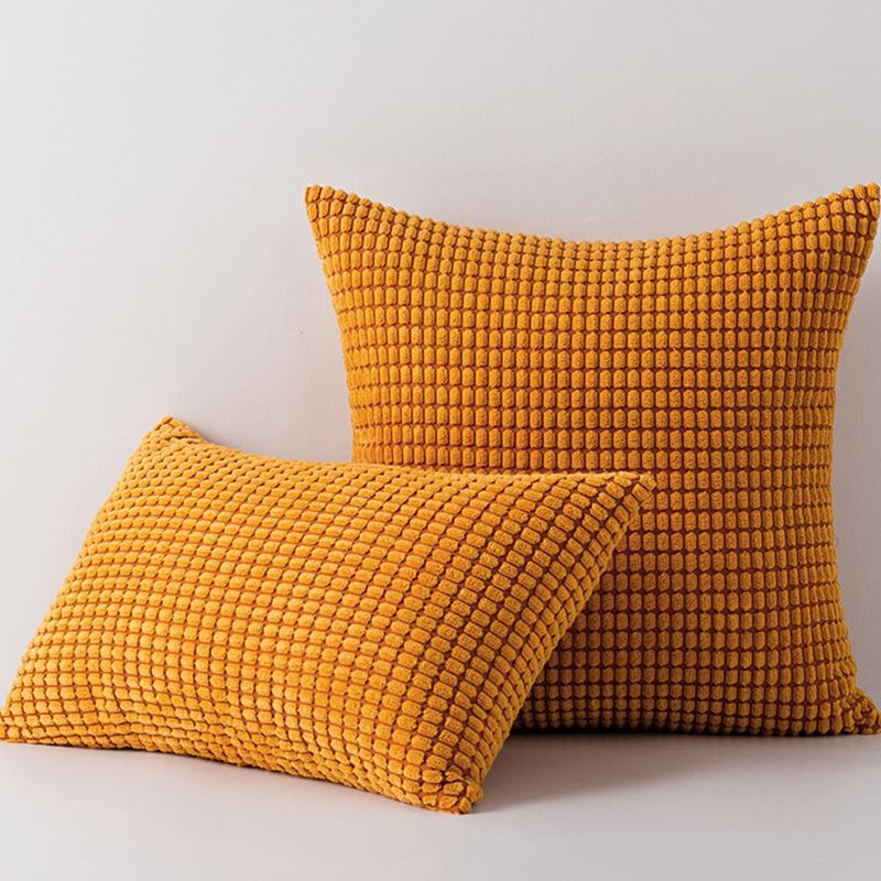 2 наволочки с кукурузным зернышком, наволочка из нейлона и полиэстера с кукурузной шерстью для домашнего офиса, плюшевая наволочка