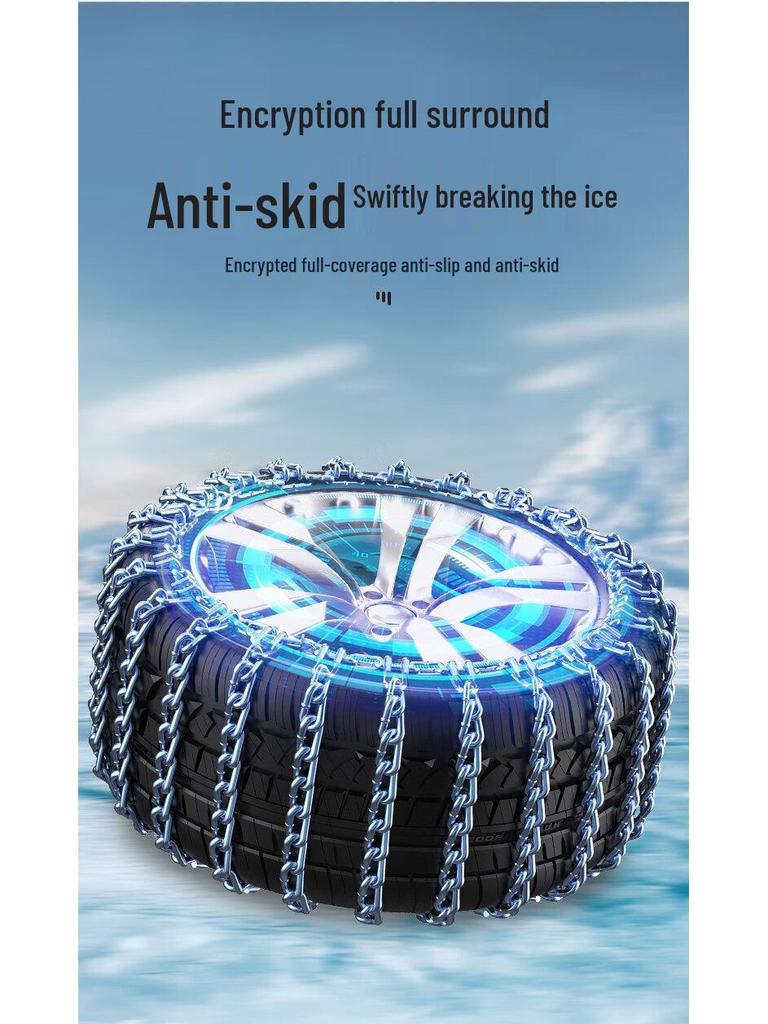 Совместимые цепи противоскольжения для снега и грязи для автомобилей Great Wall Haval H6, H2, H4, H5, H7, Big Dog M6