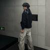 American Style Printed Hooded Sweatshirt Loose Fit Casual Pullover Teens