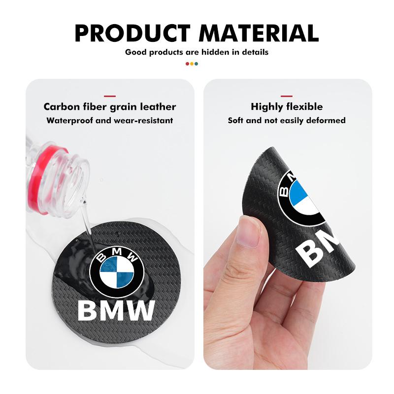 2pcs Car Water Cup Mats Carbon Fiber Coaster Non-Slip Pad For BMW M3 M5 X3 E93 F10 F20 F30 F40 F15 F25 F26 F31 F49 F86