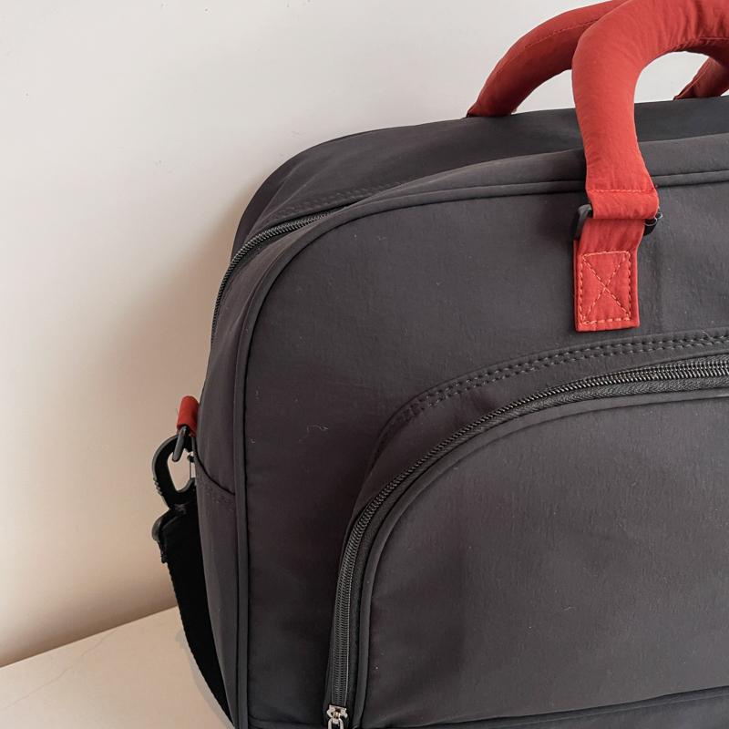 Контрастный цвет Портативная дорожная сумка Мужская и женская спортивная тренировочная фитнес-сумка Дорожная большая вместительная сумка-дафл