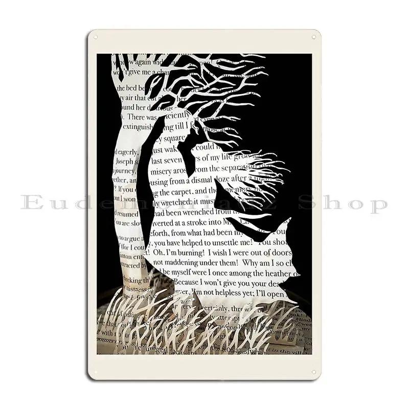 Wuthering Heights Pages London Published Edition Metal Wall Decor Club Plaques Designer Garage Tin Sign Poster