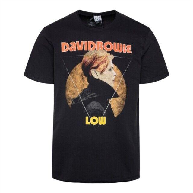 Amplified David Bowie Low Mens Black T Shirt David Bowie Classic Tee T Shirt