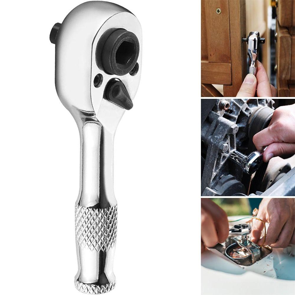 Новый многофункциональный двухсторонний гаечный ключ 72 зуба 1/4 дюйма Мини-трещоточный ключ для домашнего DIY