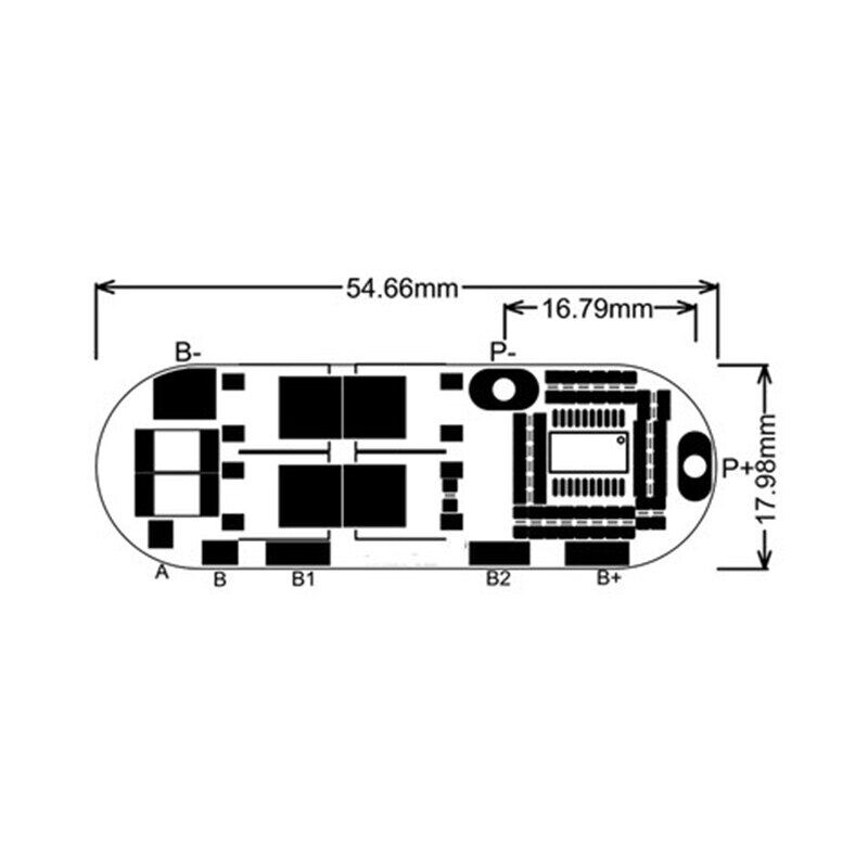 BMS 25A 3S 12,6 В 4S 16,8 В 5S 21 В 18650 литий-ионная батарея, схема защиты, зарядная плата, модуль PCM, полимерная печатная плата Lipo Cell
