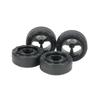 Tamiya Mini 4WD Special Product Super Hard Small Diameter Narrow Tire (24mm) & Carbon Reinforced 3 Spoke Wheel 95635 Black