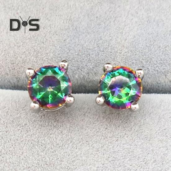 1 пара сверкающих сережек-гвоздиков со стразами из медного материала, легкие блестящие серьги-гвоздики для женщин, ювелирные изделия в подарок