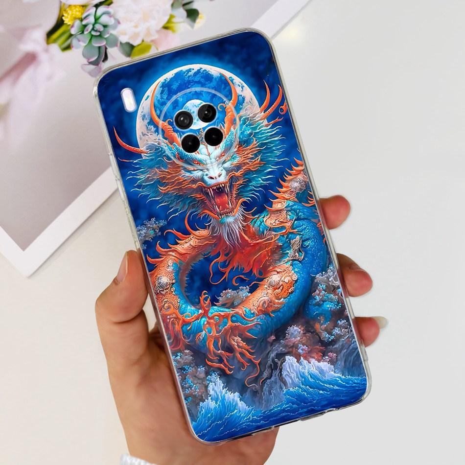 For Huawei Y9a Case Huawei Nova Y9a FRL-L22 FRL-L23 NovaY9a Y 9A Fashion Cool Pattern Soft Silicone TPU Phone Cases