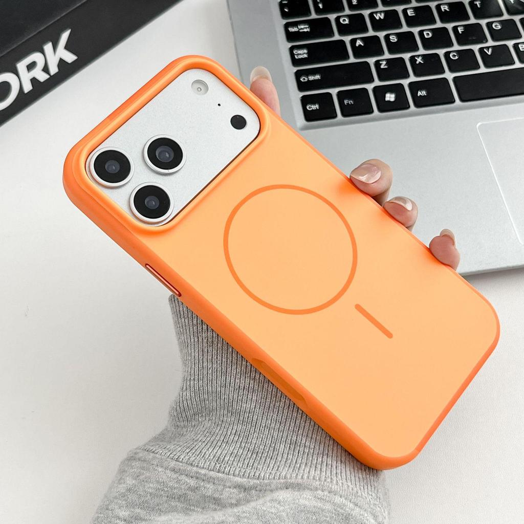 Color-Block Magnetic Phone Case for iPhone 17 Pro Max, Drop-Proof and Protective for iPhone 14-16.