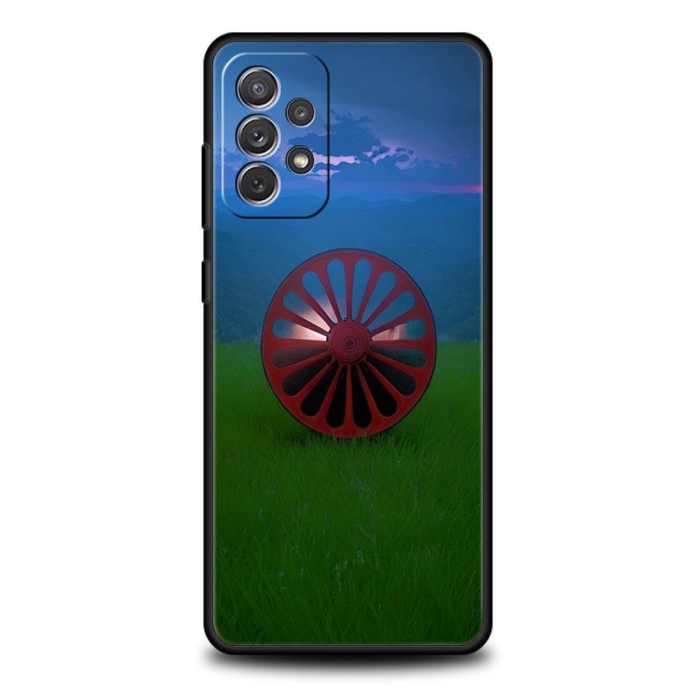 Чехол Для Samsung Galaxy A15 A13 A51 A71 A41 A31 A21S A03S A05 A35 A55 A23 A25 A33 A53 A73 5G Флаг Цыган Синти и Рома Чехол