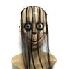 Halloween Horror With Long Hair Mask Funny Mask V-Shaped Mouth Mask Momo Mask