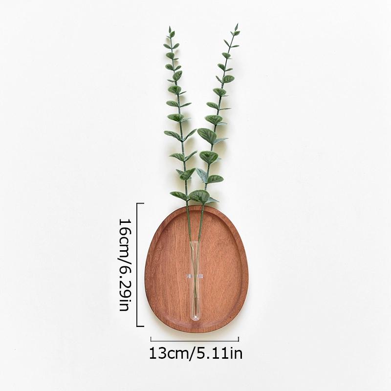 1 шт. Настенное украшение для спальни, твердая древесина, домашний декор, деревянные вазы, креативные, доступно несколько вариантов