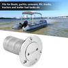 Boat Marine Stainless Steel Fuel Gas Oil Tank Deck Fill Filler Port Key